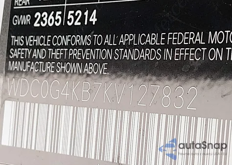 2019 Mercedes-Benz Glc 300 4Matic from USA, damaged, VIN WDC0G4KB7KV127832